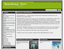 Tablet Screenshot of boardgameguru.co.uk
